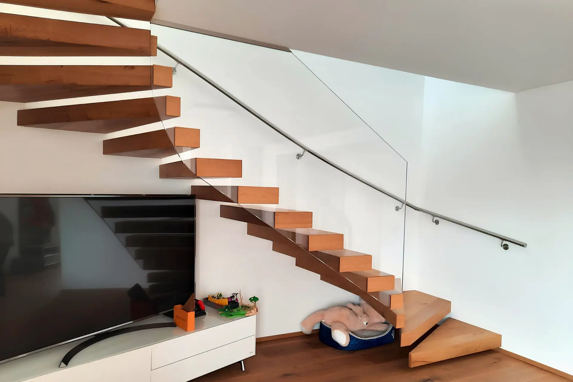 Absturzsicherung Stiegengeländer aus Glas Glas Hautzinger