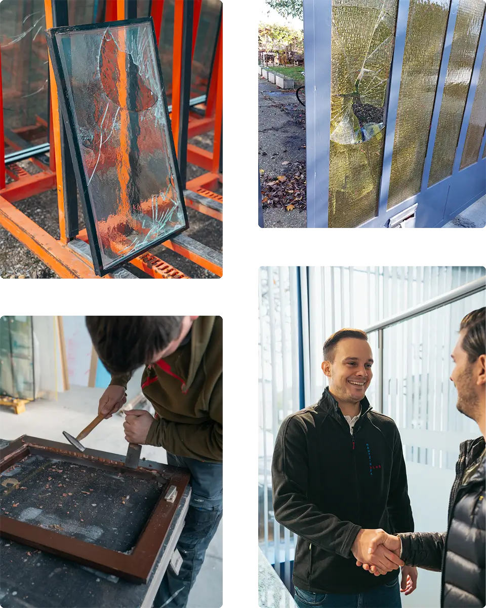 Glas Reparatur bei Glas Hautzinger