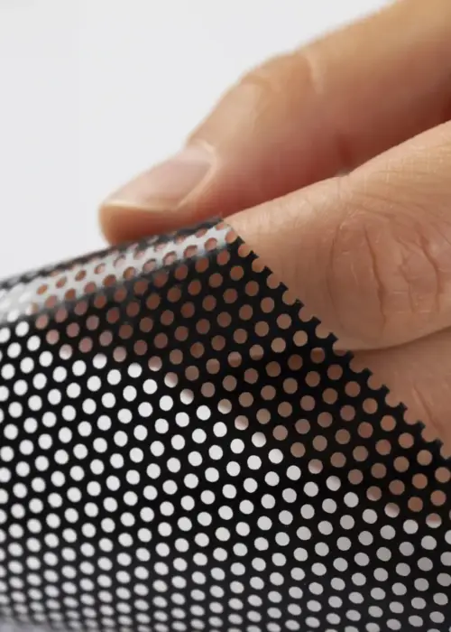 close up perforated fabric ergebnis