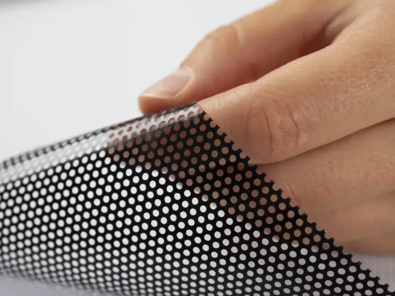 close up perforated fabric ergebnis